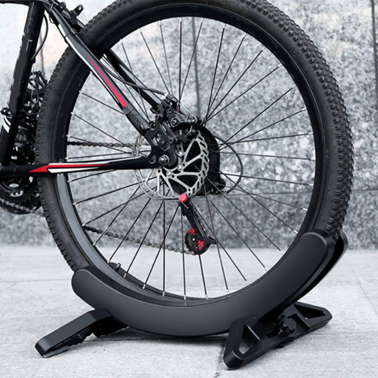Soporte de reparación de bicicletas de altura ajustable, estante de almacenamiento resistente para bicicletas de montaña, garaje en casa y mantenimiento al aire libre, soporte antideslizante