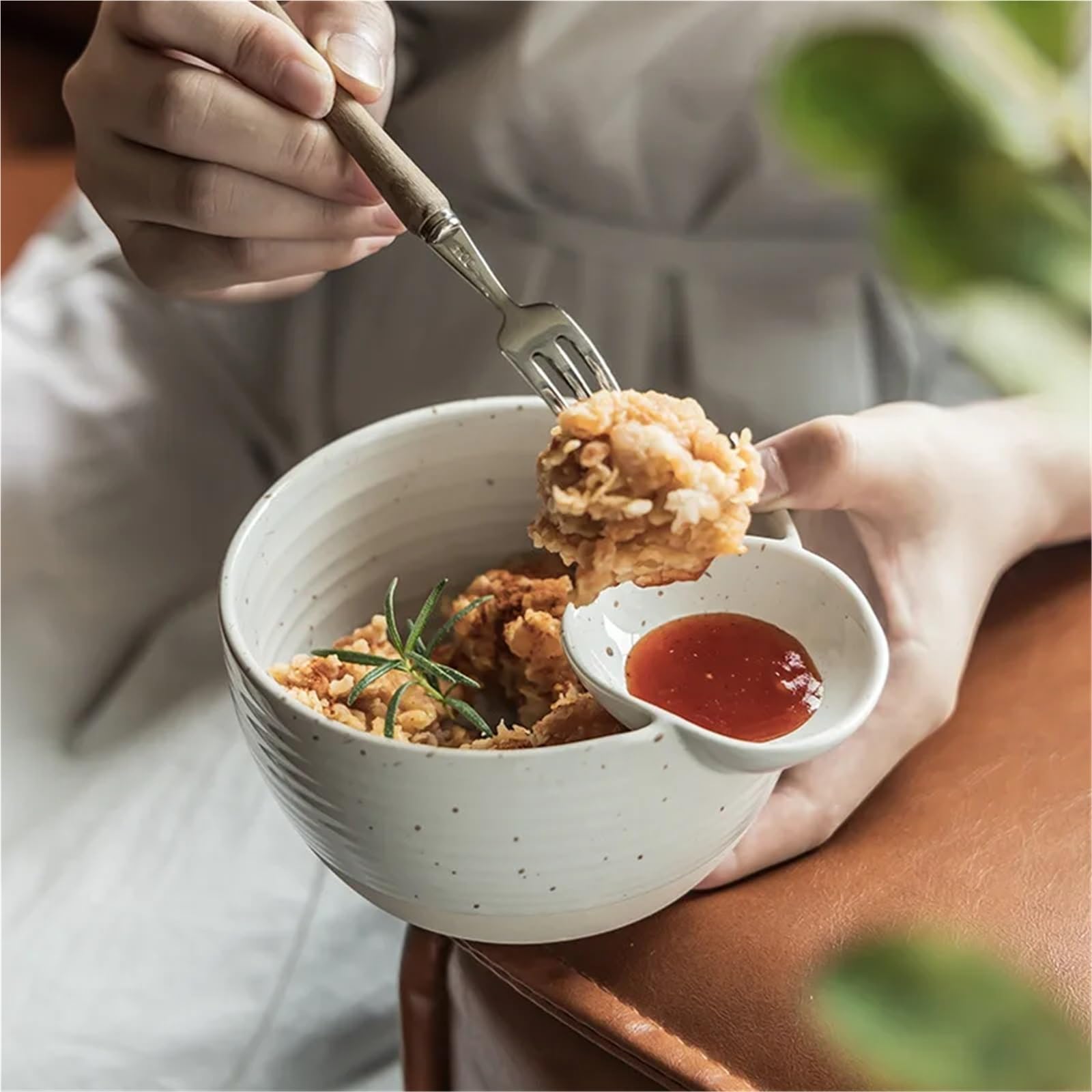 Saucenschalen 2 stücke Grobe Keramik Retro Dim Sum Schüssel Japanische Küche Schüssel Hausmannskost Kreative Becher Obst Salat Platte Wohnzimmer Display Gewürzschale