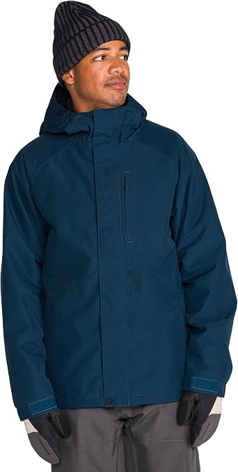 Volcom Men's Dua Gore-tex Insulated Snowboard Jacket Waterproof Snow Jacket With Zip Tech