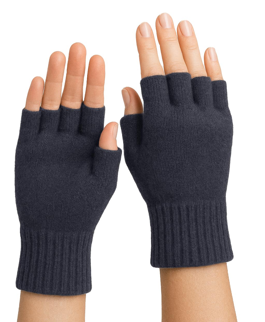 LOVARZI Guanti lana donna invernali - Guanti Grigio da donna - Regali di compleanno per lei