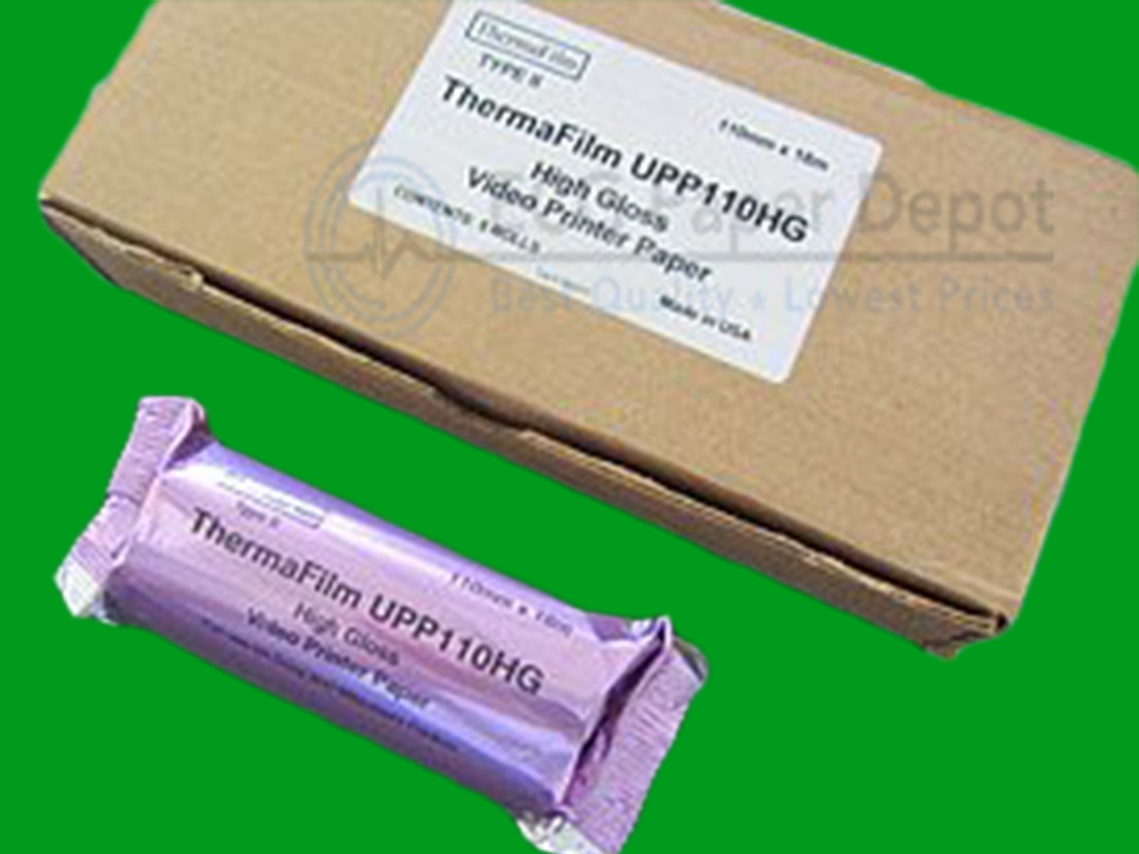 Generic UPP110-HG High Gloss Ultrasound Film/Media 5 Rolls, 110mm x 18m