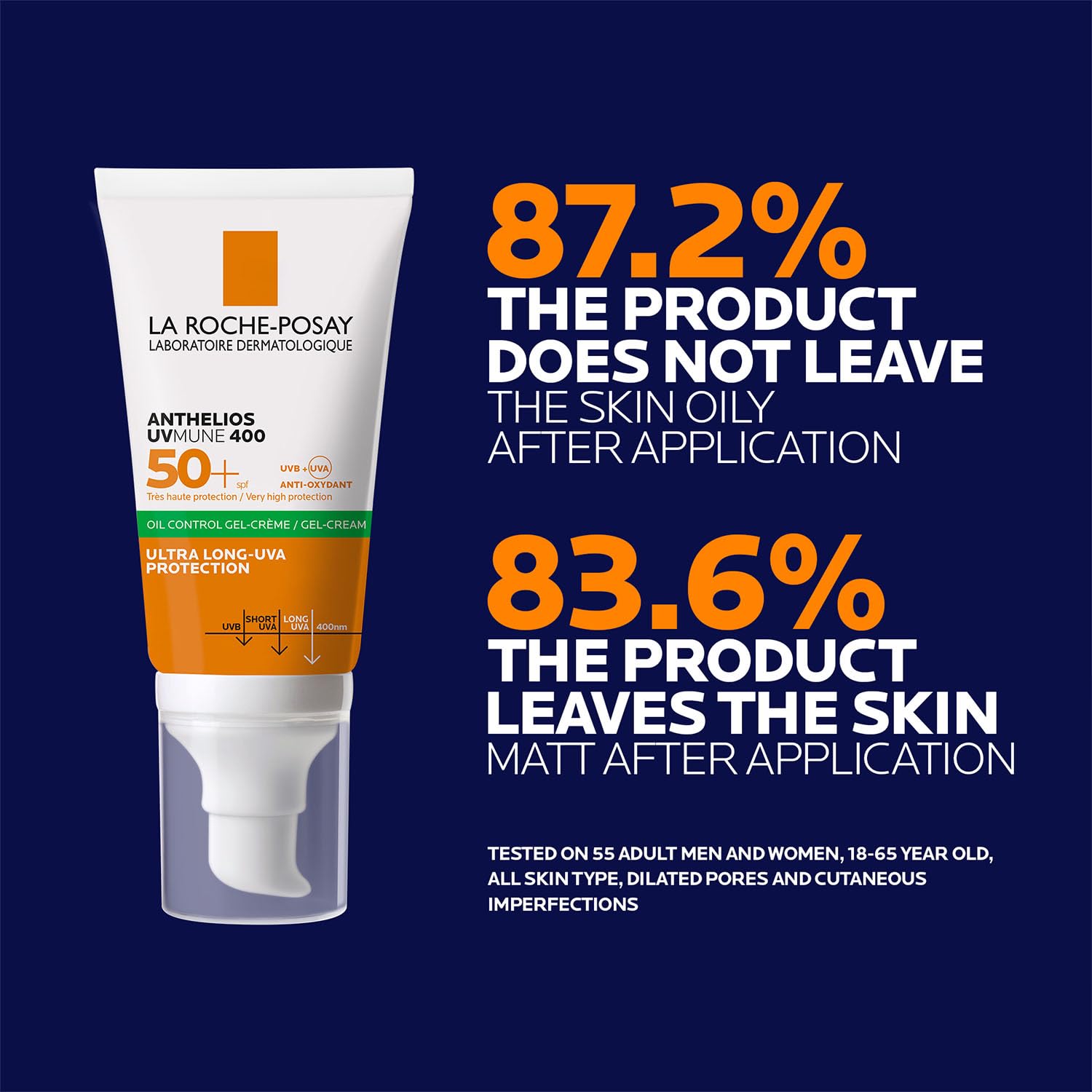 La Roche-Posay Anthelios UVMUNE400 Oil Control Gel Cream SPF50+, 50ml 1