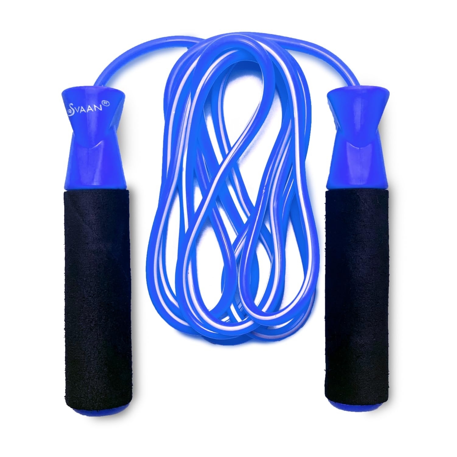 SVAAN PVC Skipping Rope for Adults - Perfect for Beginners - For Effective Training - Best in Fitness, Sports, Exercise, Workout. (BLUE) (B0CFS1ZXP1) Amazon Price History, Amazon Price Tracker