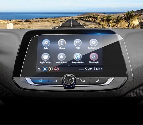Coleya Protector de pantalla Onix 2020 2021 2022 para Chevrolet Onix MyLink 3 pantalla táctil 7 pulgadas protector de vidrio templado 9H dureza Onix