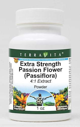 TerraVita Extracto de flor de la pasión extra fuerte (Passiflora) 41 en polvo (1 oz, ZIN 511271) - Paquete de 3