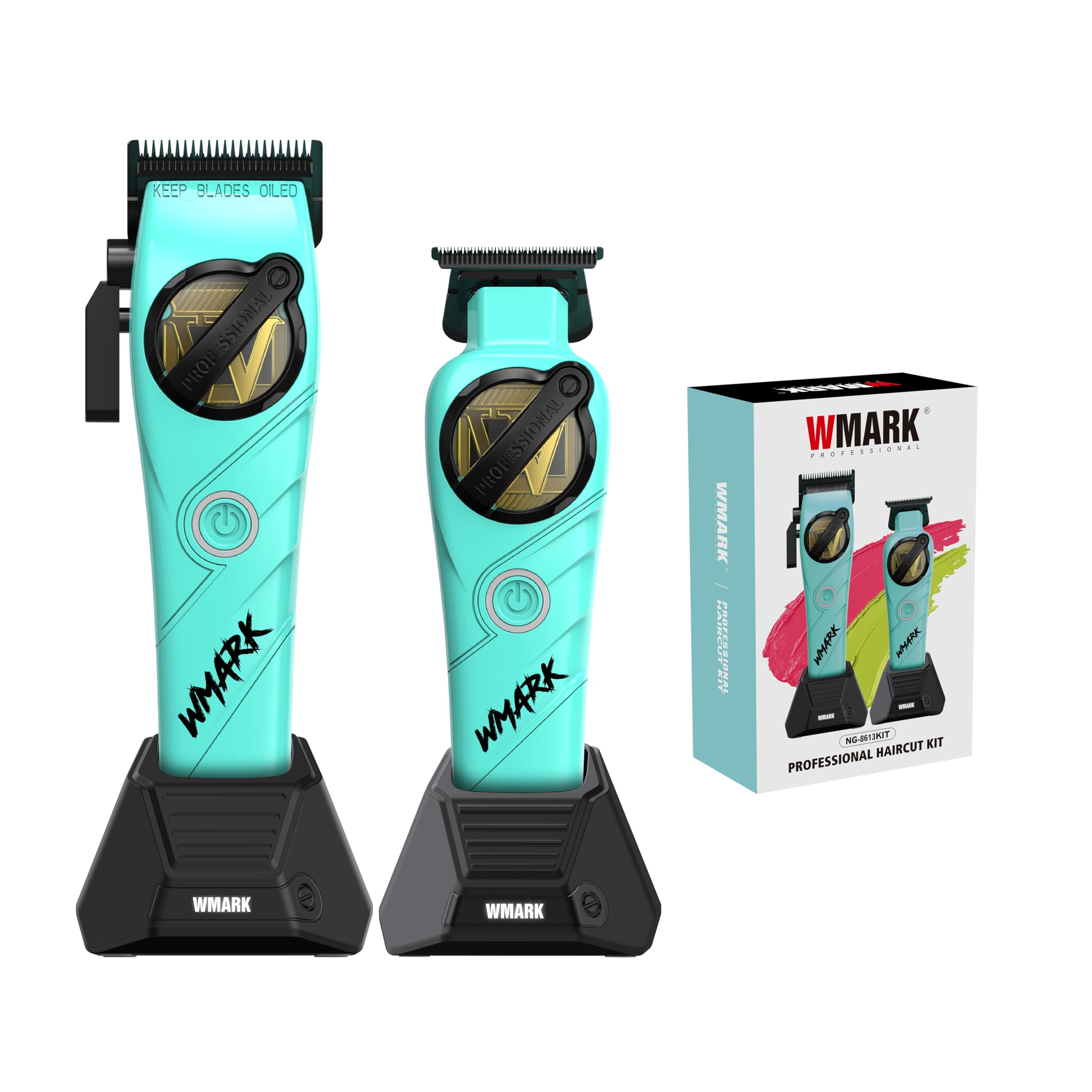 Amazon.com: WMARK Professional 2-Piece Haircut Kit for Barber
