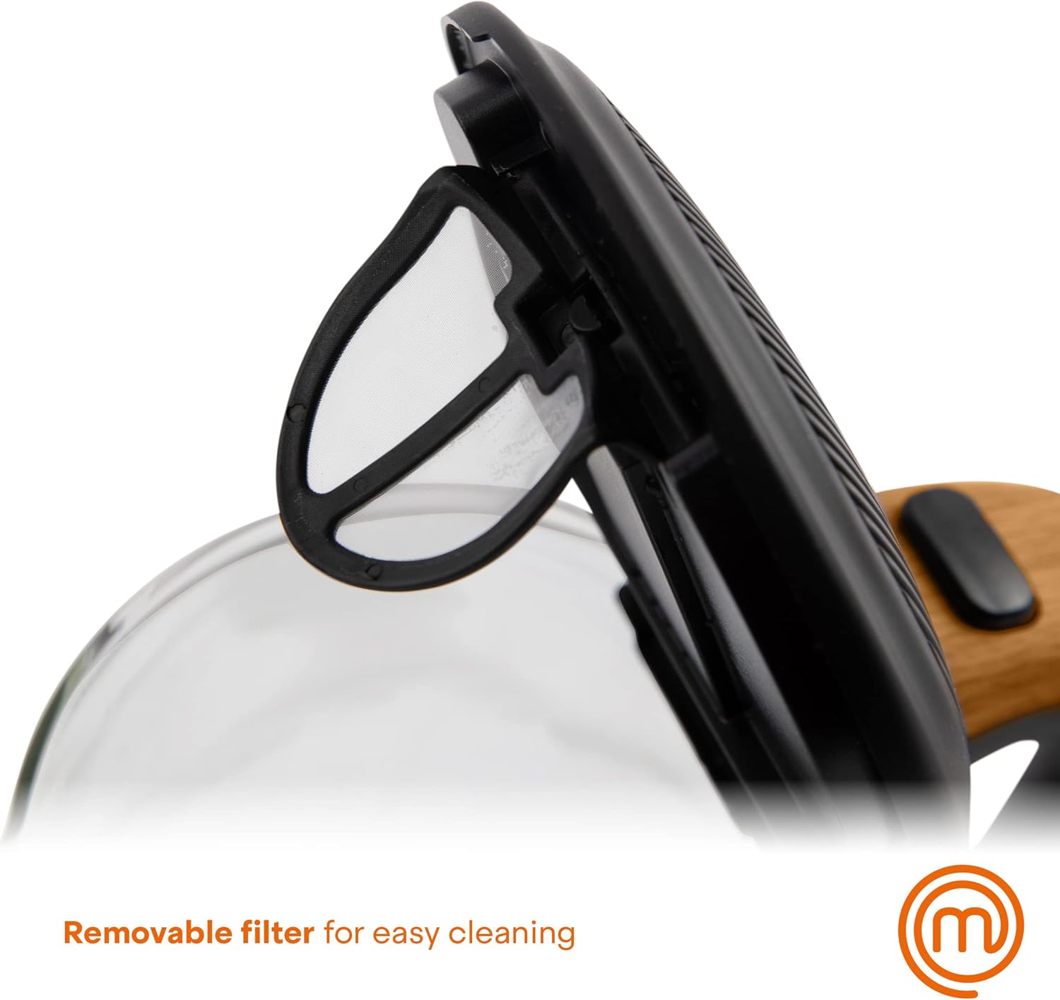 Removable filter for easy cleaning