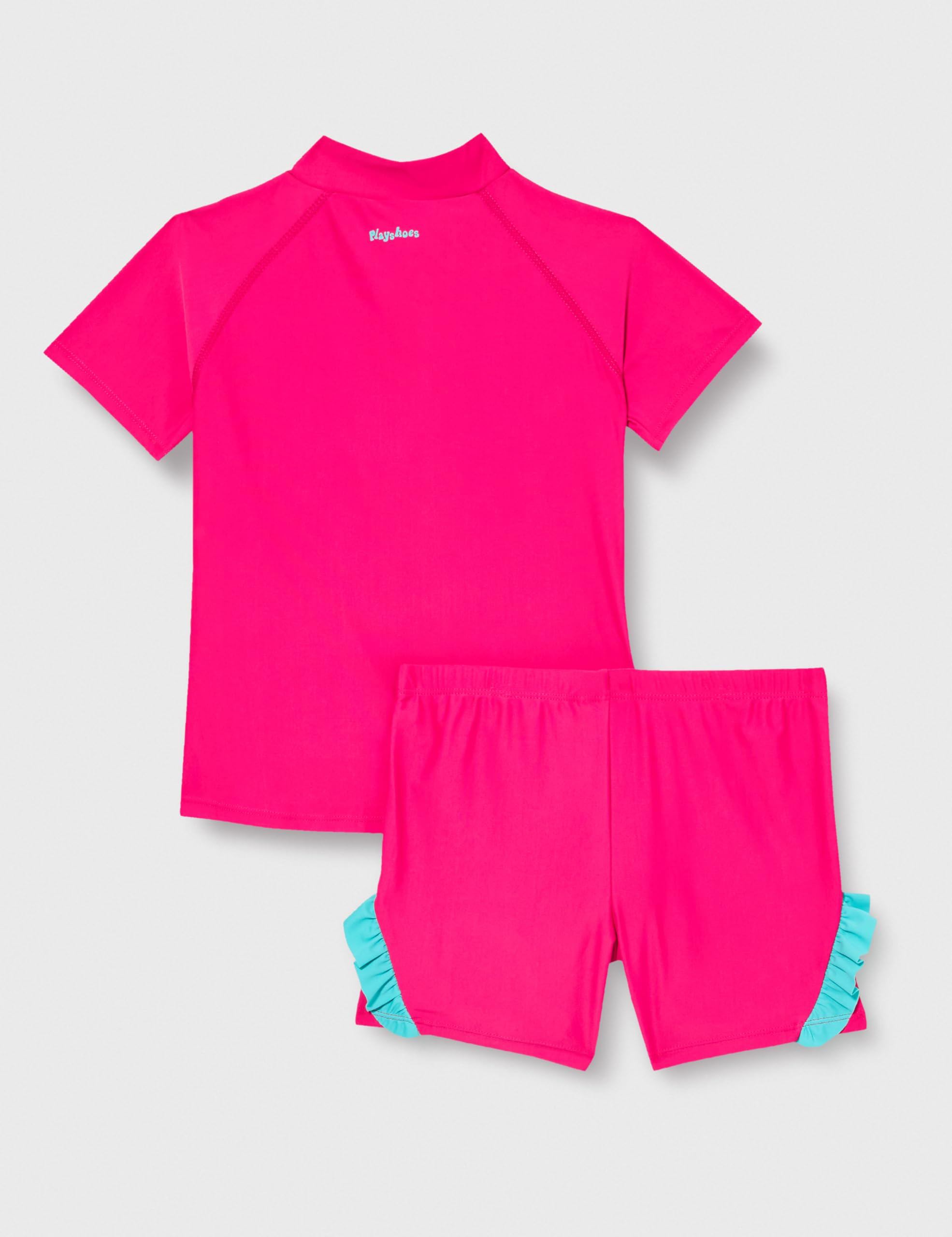Playshoes Dwuczęściowy zestaw kąpielowy dla dzieci, ochrona przed promieniowaniem UV, strój kąpielowy, Syrena, 122-128
