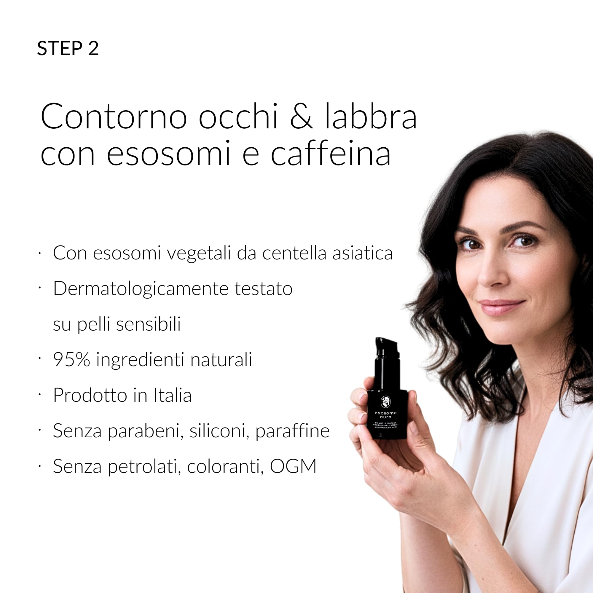 Owlystic Rituale Exosome Aura con Esosomi da Centella Asiatica, Siero + Contorno Occhi e Labbra + Crema, Trattamento Pro-Age Rigenerante, Acido Ialuronico, Tutti i Tipi di Pelle