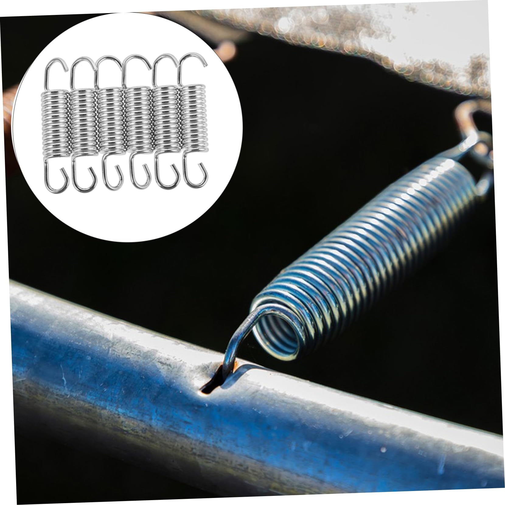 Toddmomy Zugfedern Für Trampoline Verzinkte Ersatzfedern Langlebige Trampolin-Hardware Praktische Federn Für Outdoor-sprungbetten Robuste Zugfedern Für Fitness-Trampoline