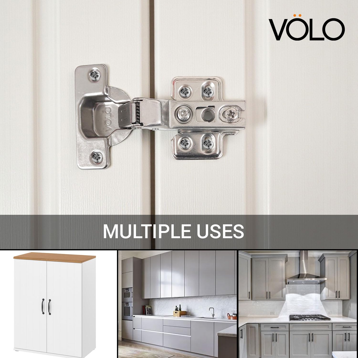 Volo European Steel Cabinet Hinges - Concealed Design -6