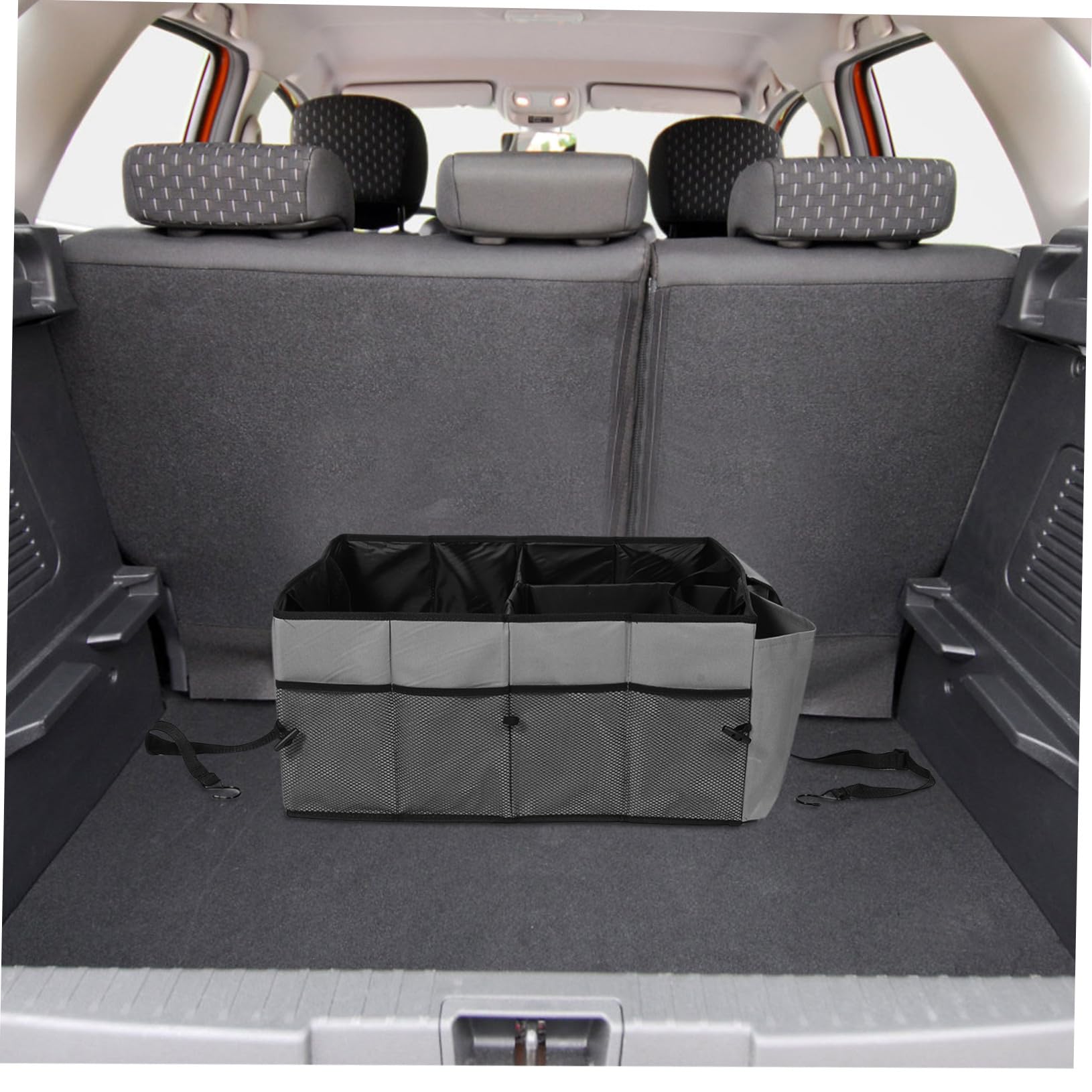 UKCOCO Organizer Per Bagagliaio Auto Pieghevole Organizer Multiscomparto Per Suv Realizzato in Poliestere Resistente e Facile Da Pulire Per Spesa o Attrezzatura Sportiva