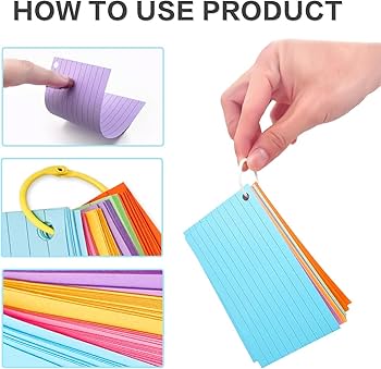 Amazon.co.jp: Ztowoto 300シートインデックスカード、3.3 * 4.9