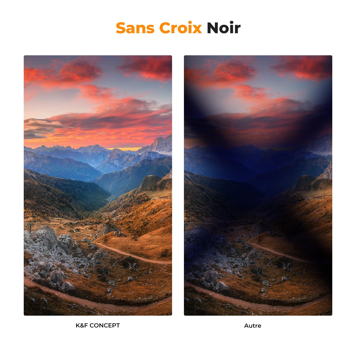 K&F CONCEPT 67 mm Filtre Polarisant CPL ND2-ND32 Variable True Color 2 en 1 pour Objectif Appareil Photo