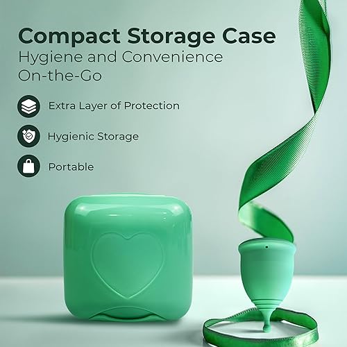 Miniatura 6 de SHORDY Juego de copas menstruales con aplicador y lubricante Vasos de período reutilizables (pequeños y grandes) para principiantes y usuarios