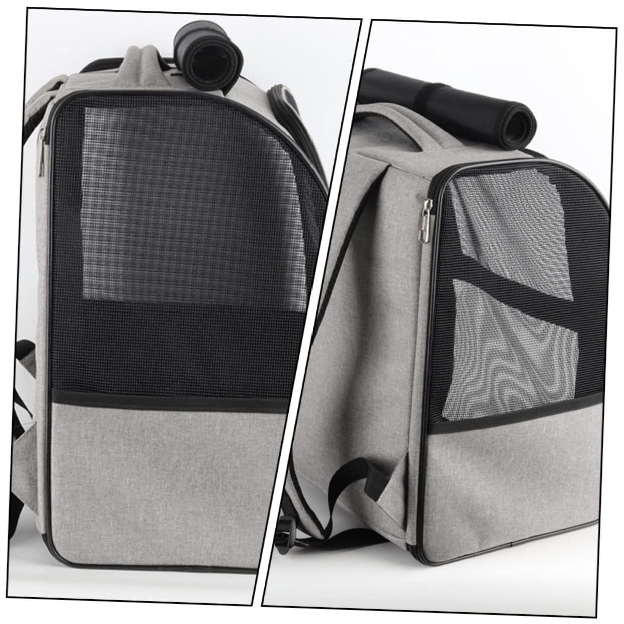 COLLBATH Tragbare Katzen Schultertasche aus Oxford Stoff mit Komfortablem Griff Großer Atmungsaktiver Haustier Rucksack für Reisen und Ausflüge mit Viel Stauraum