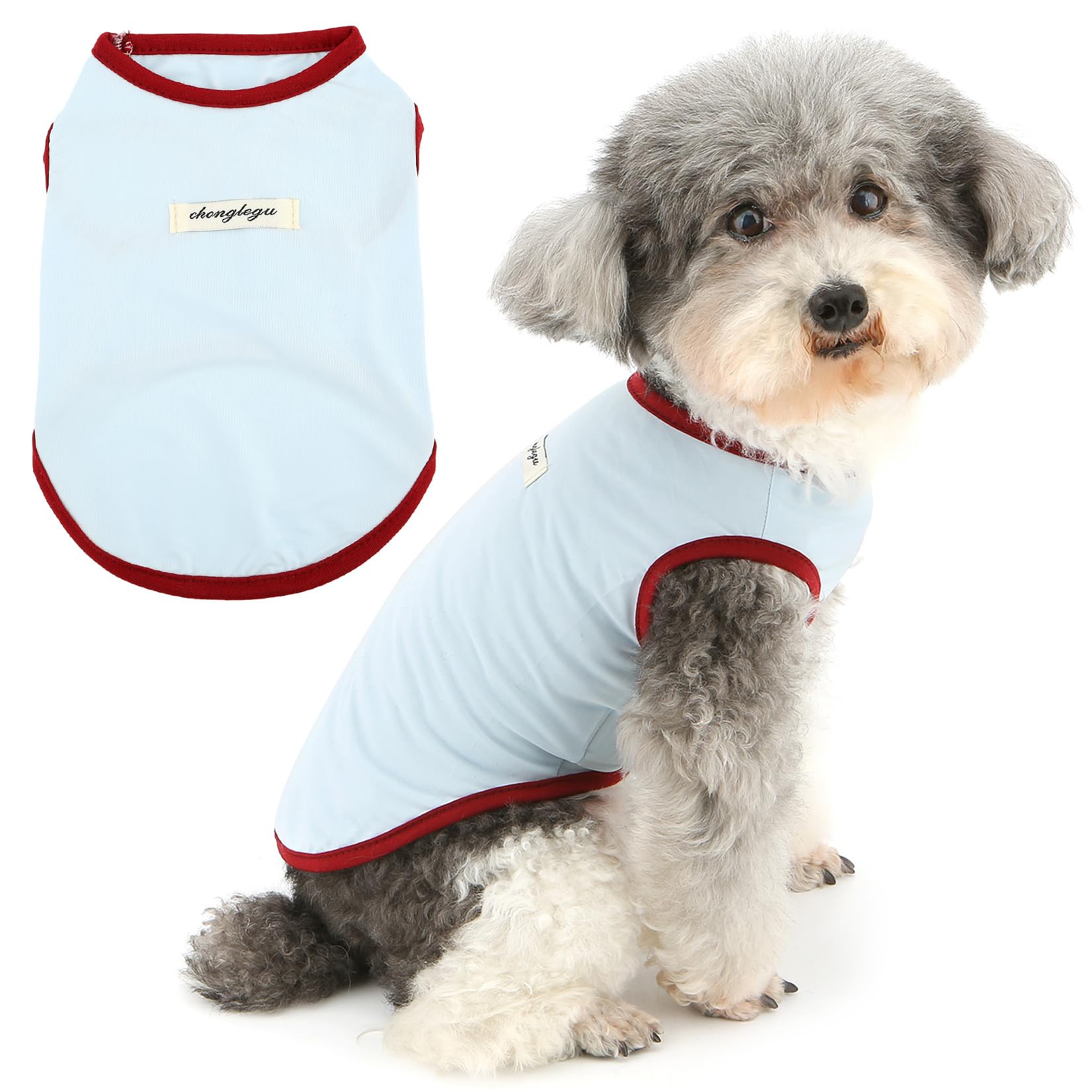 Kühlweste Für Hunde Im 2er-Pack – Atmungsaktives Sommer-Shirt Mit Sonnenschutz Für Kleine Hunde