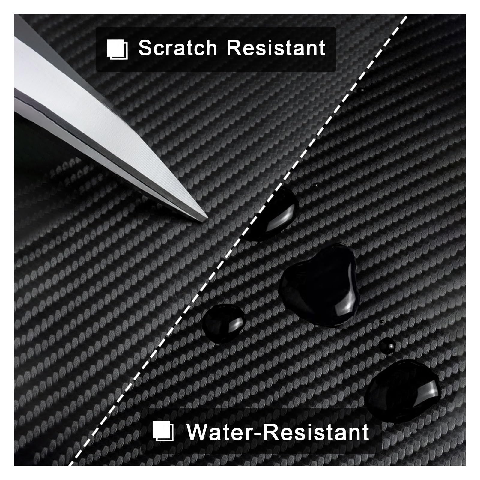 Leather Repair Kit For Furniture Samoprzylepna Folia Naprawcza Z Włókna Węglowego, Wycinana W Dowolnym Kształcie, Do Tapicerki Samochodowej I Zagłówków Sof(39x47in)