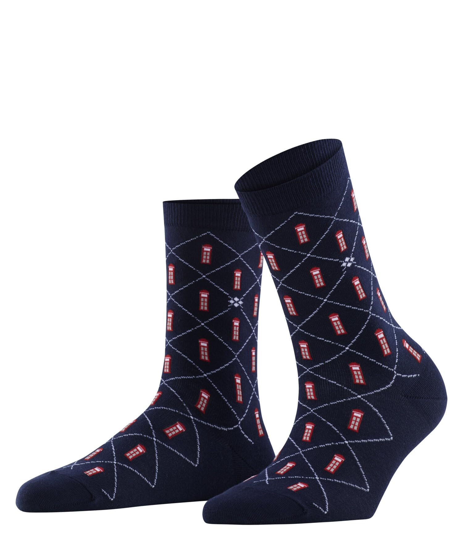 Burlington Damen Socken British Box Multipack W So Baumwolle gemustert 3 Paar, Mehrfarbig Blue Mix 0010, 36-41