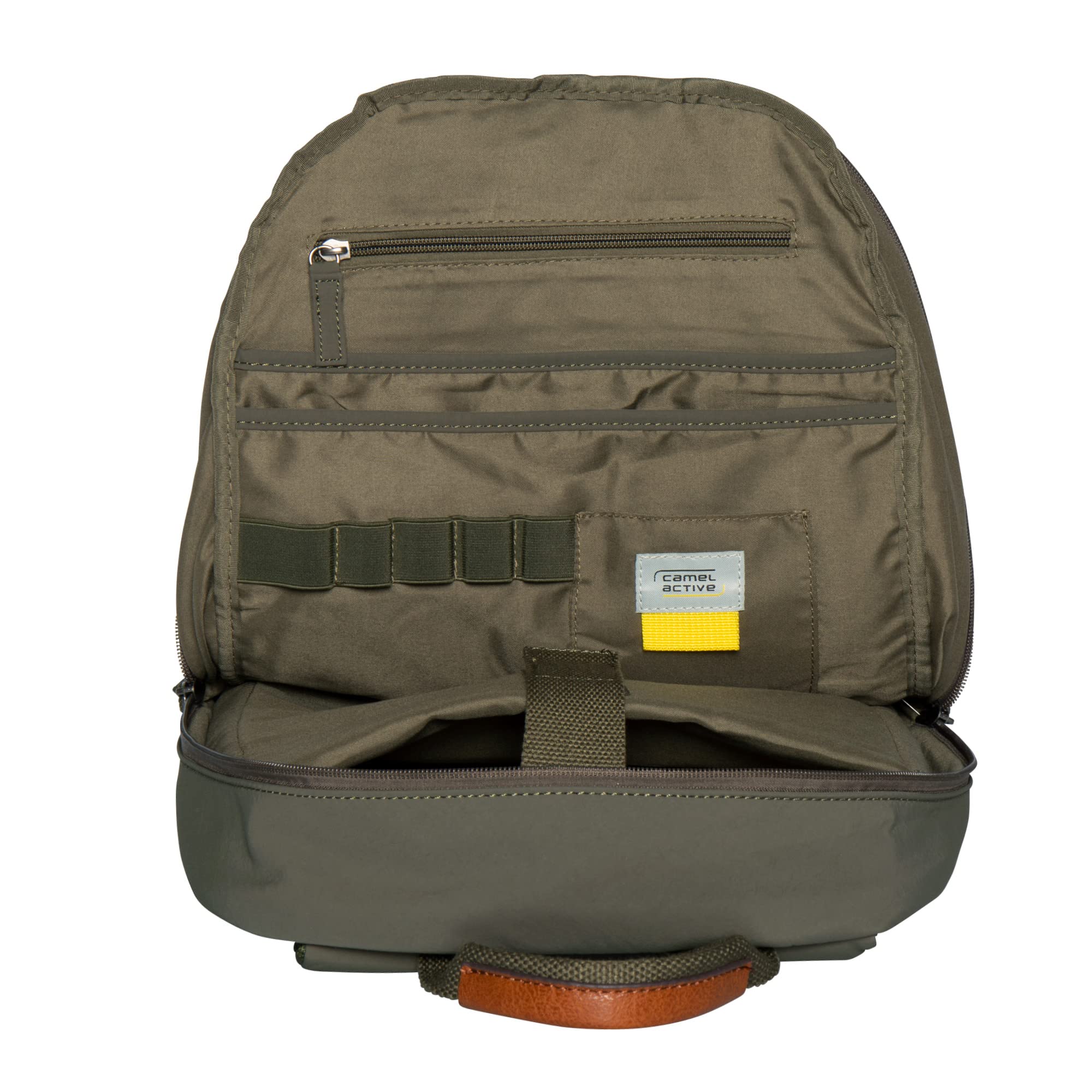 camel active City plecak męski, zielony, M, 000189