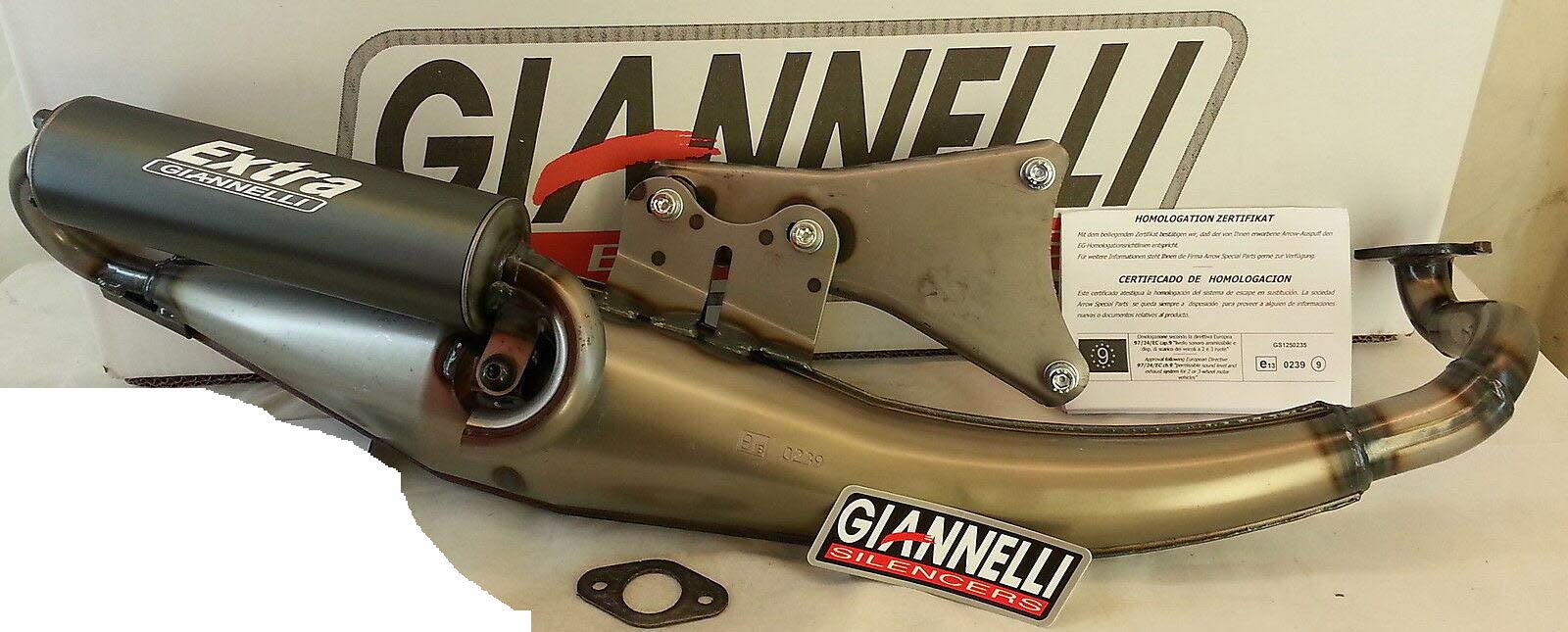 GIANNELLI SCARICO compatibile con APRILIA EXTRA V2 OVETTO 2001 01 31639P2