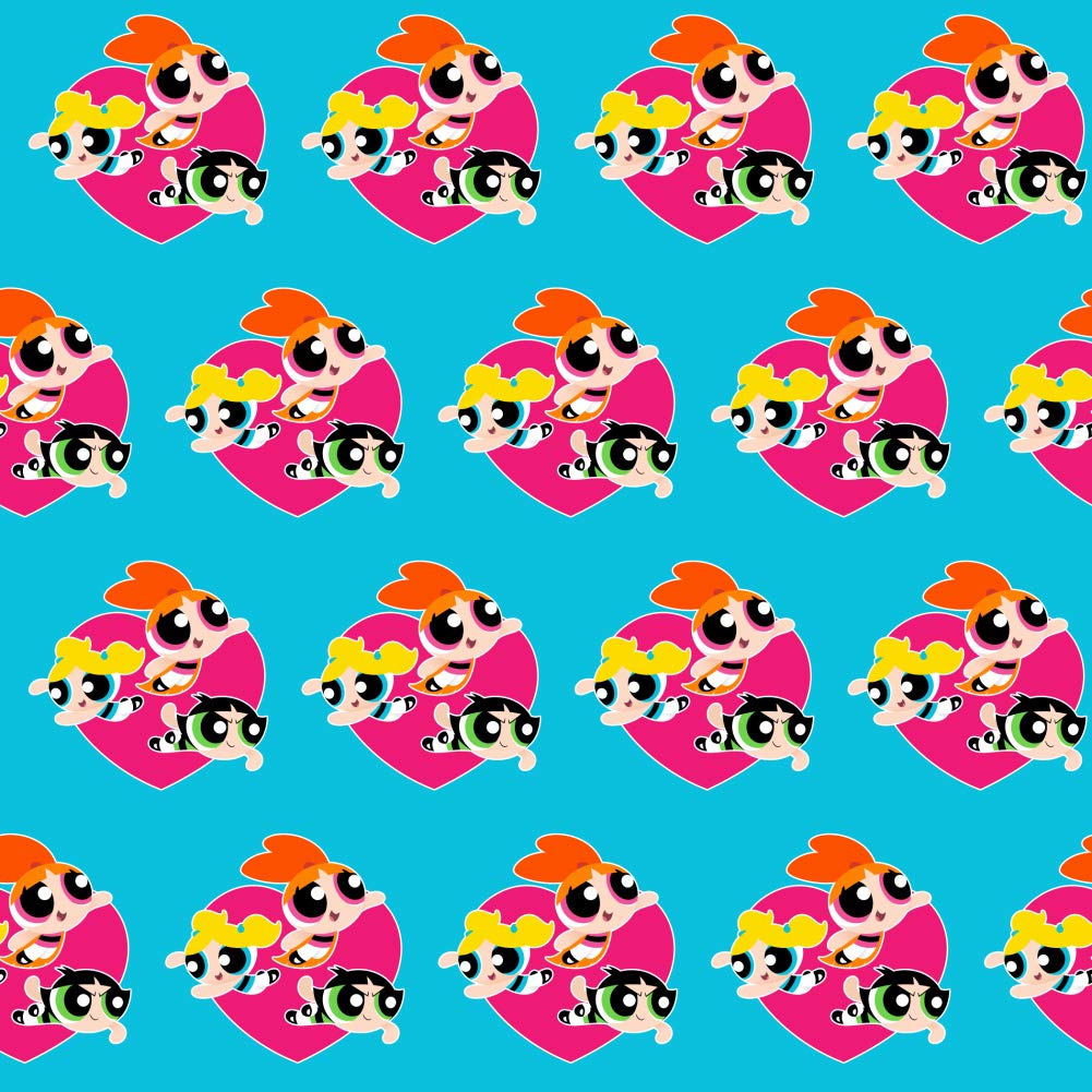 GRAPHICS & MORE Powerpuff Girls Heart Gift Wrap Wrapping Paper Rolls