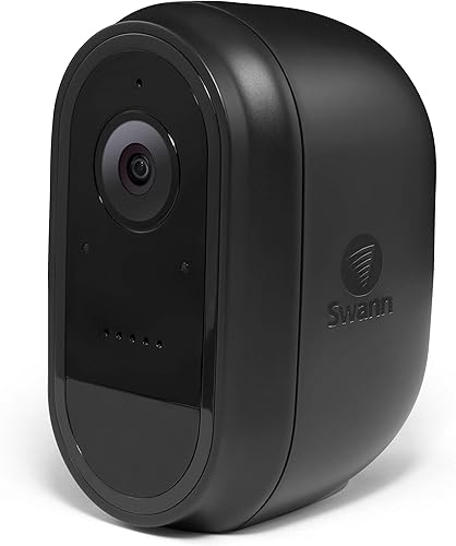 Miniatura 8 de Swann Cámara de seguridad sin cables 1080p Full HD para interiores y exteriores, resistente al agua, con visión nocturna, conversación