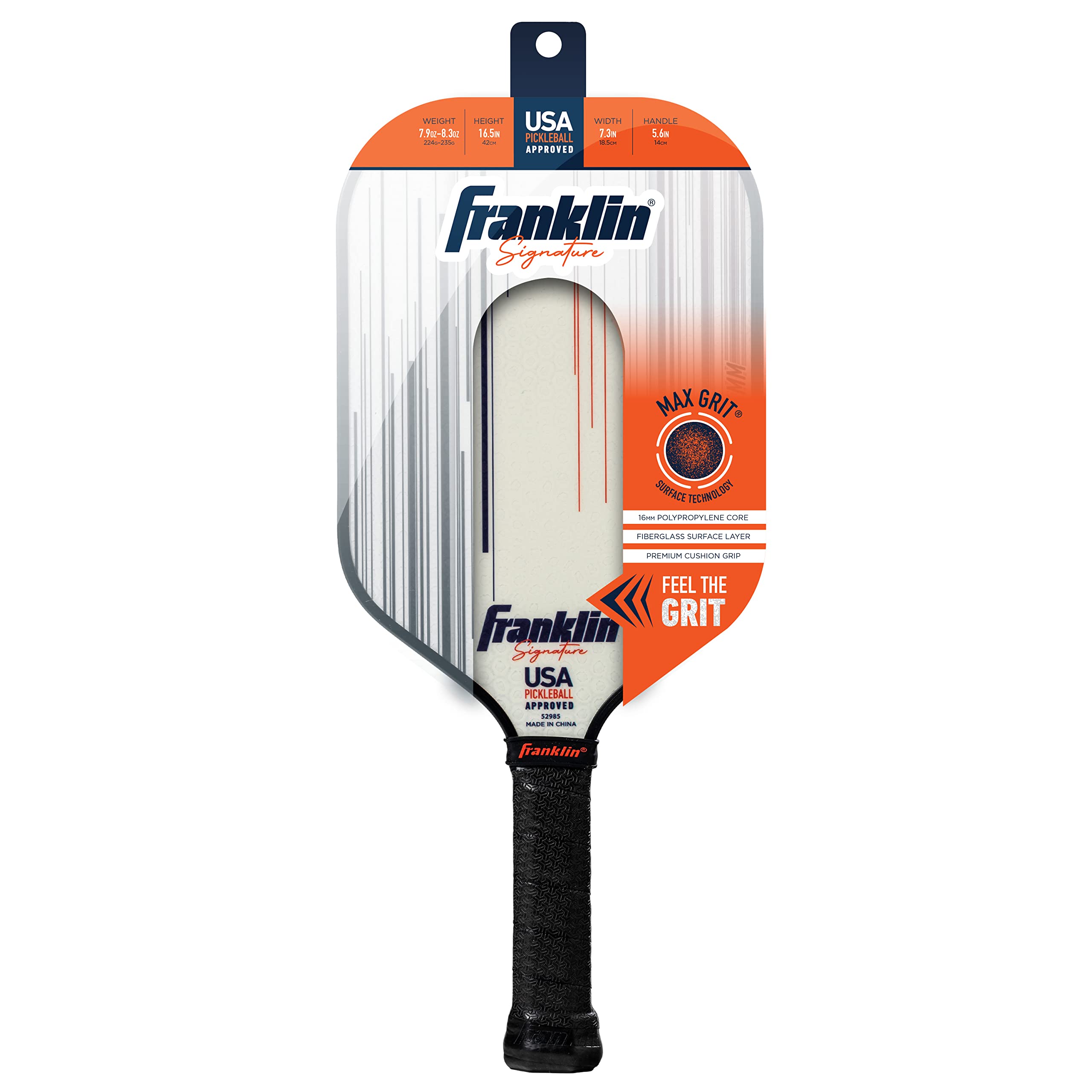 Franklin Sports Pro Pickleball Paddle - Pro Tournament Pickleball Paddle with MaxGrit Technology - Signature Series Signature Pickleball Paddle