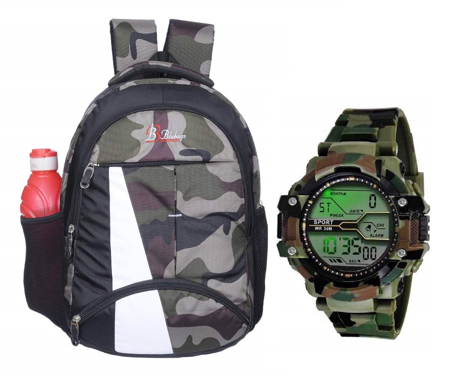 Waterproof,Laptop College School Bag for Boys + Digital Watches Combo (B08HHC5LTN) Amazon Price History, Amazon Price Tracker