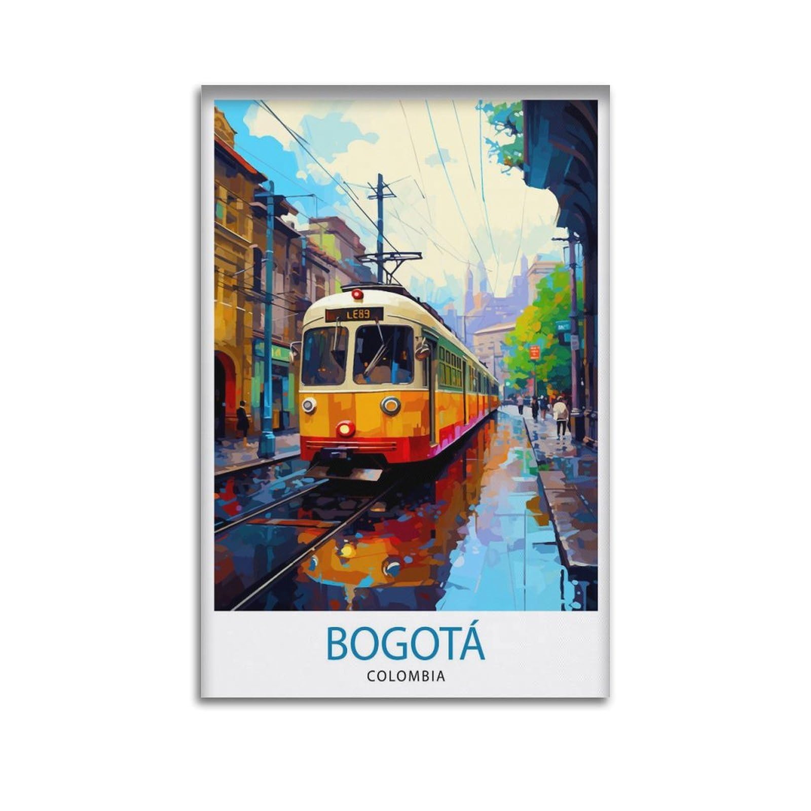 xiaoxiaoshen Bogota Colombia Travel Wal Canvas Poster Wall Art Prints Room Aesthetic Murals Bedroom And Living Decorations 24x36inch(60x90cm)