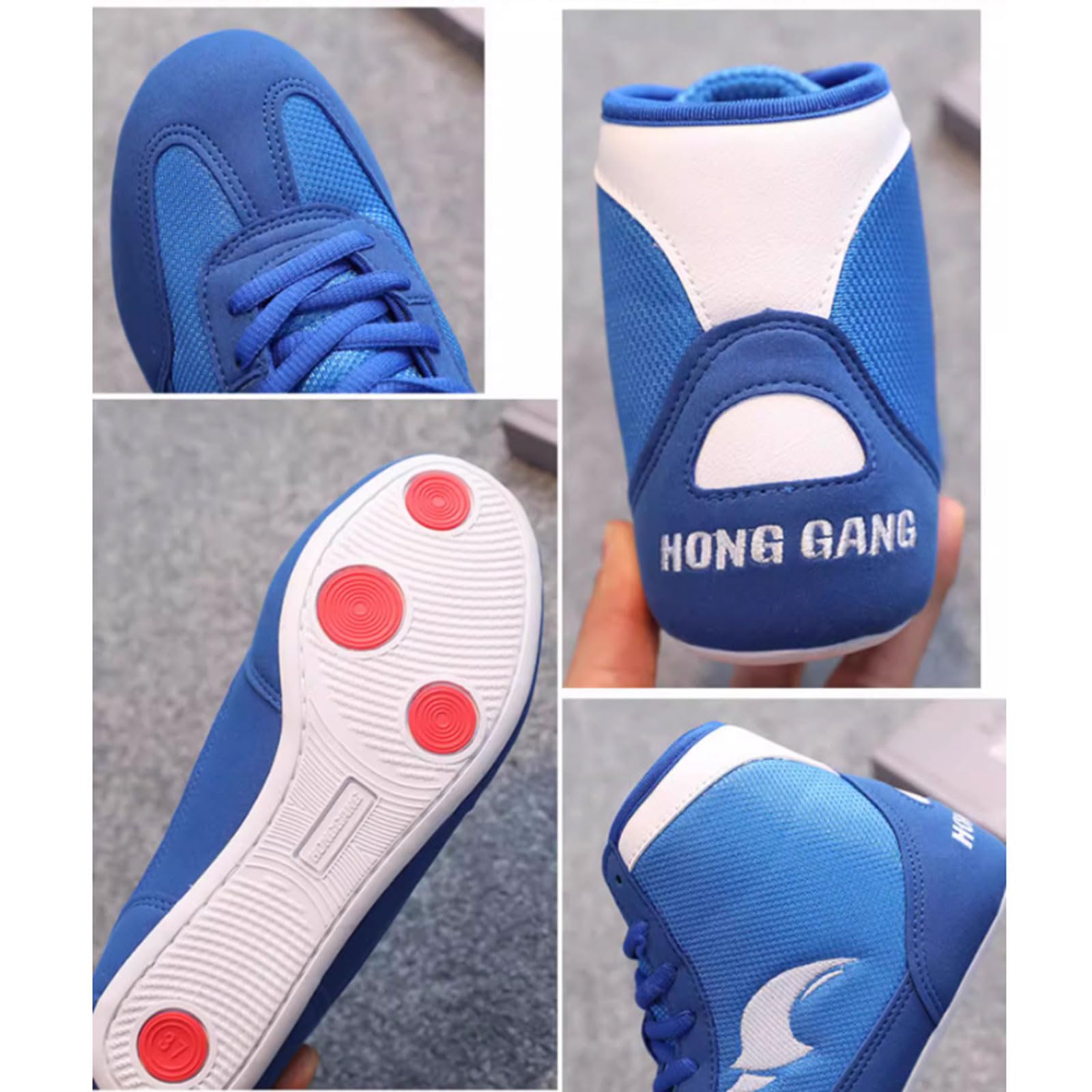 Zapatos De Boxeo,Botas De Boxeo,Zapatos De Lucha Respirables,Zapatos De Lucha Libre,Zapatillas De Boxeo Transpirables,Secos Y CóModos,para Boxeo,Lucha Libre,Artes Marciales Mixtas