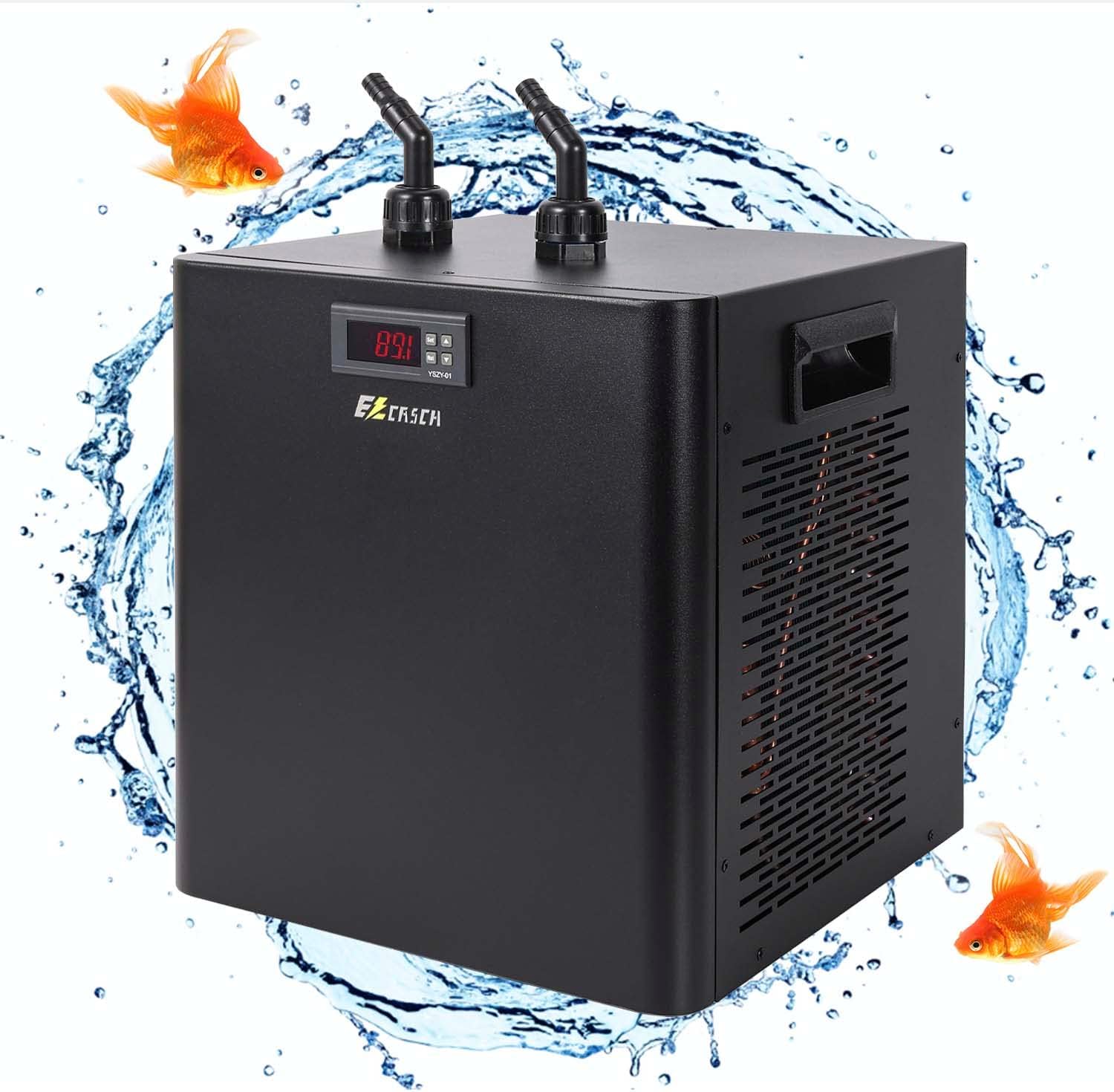 Ezcasch Aquarium Chiller, 79gal 1/3 HP Water Chillers