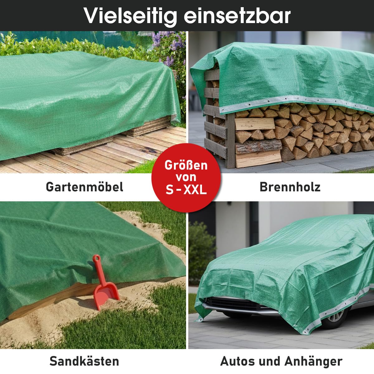 BRAST Gitterfolie Gewächshausfolie 250 g/m² | 20 Größen | Breite: 1,5–4m | Länge: 5–15m | Grün | verstärkter Nagelrand | UV-beständig lichtdurchlässig witterungsbeständig wasserdicht | 2x5m