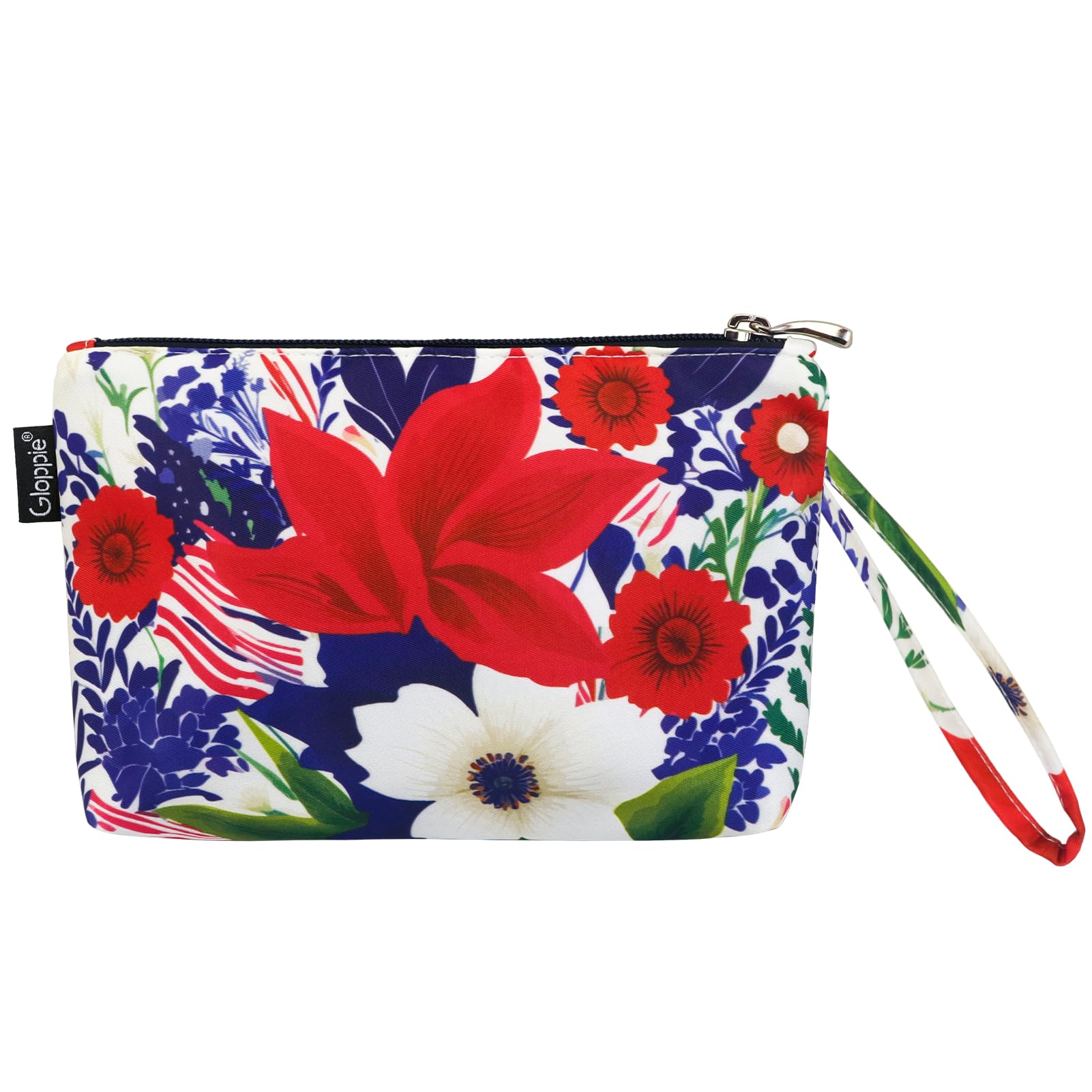 Gloppie Makeup Bag Girls Travel Make up Bags for Women Toiletry Bags Small Wash Bag, Rose, Standard
