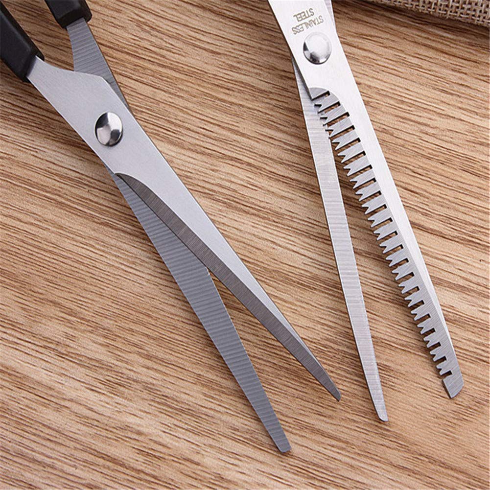 XINGYU Tijeras de peluquería Barber Shop Thinning Hair Set Herramientas de Peinado Hair Comb 3Pcs