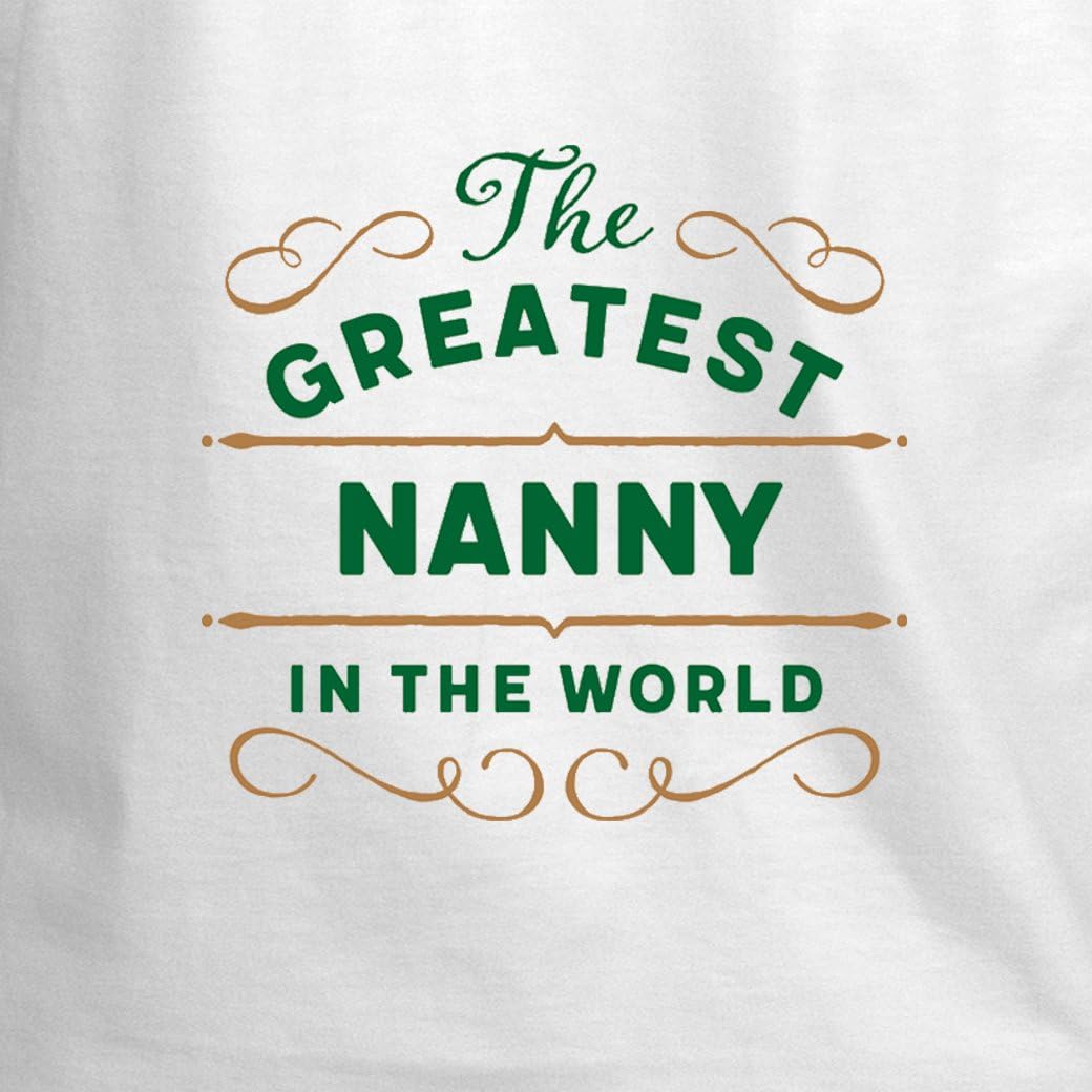D Design Invent Print! Nanny Apron Funny Cooking Gift Present Greatest Nanny, White, 87cm long x 60cm wide - Image 3