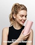 Vaydeer 7 Day Weekly Pill Organizer 2 Times a Day, Metal Am Pm Travel Pill Case, Large Capacity Twice Daily Cute Pill Box for Supplements, Pills, Vitamins and Medication (Rose Gold)