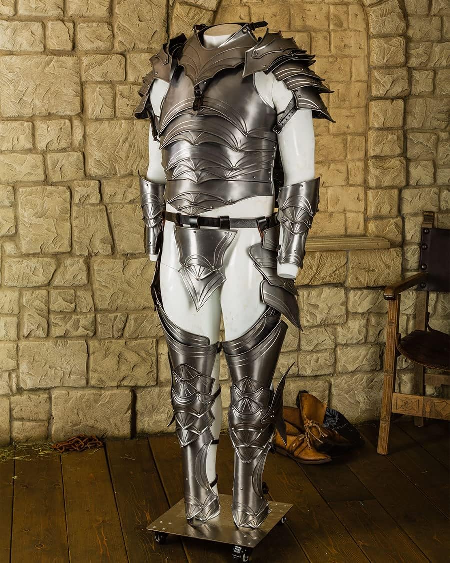 ARTIZANSTORE Medieval Knight ~ Suit of Armor Dragomir Armour Blank Large Armour Halloween Costume