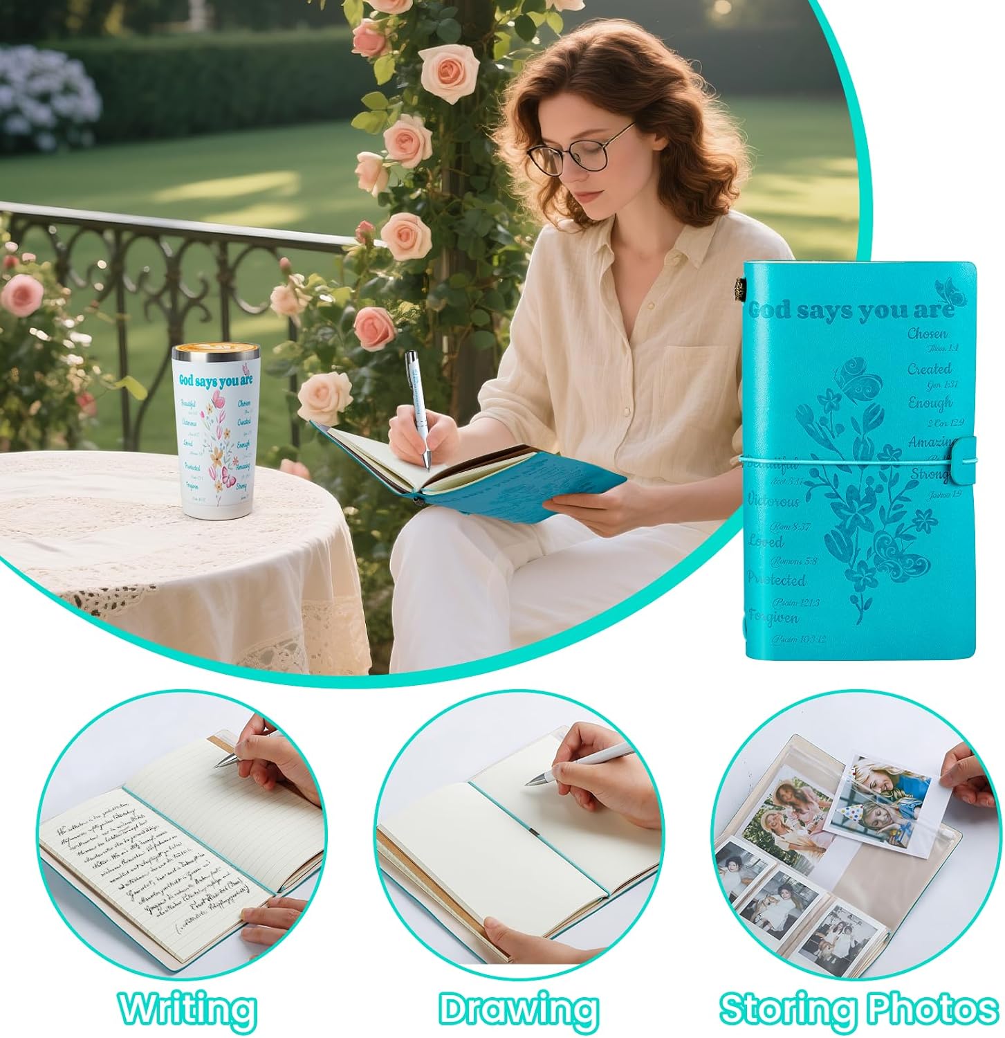 Christian Gifts for Women - Religious Inspirational Gift for Woman Mom Sisters Friends Unique Catholic Gifts Basket for Women Girls Birthday Valentine - Image 3