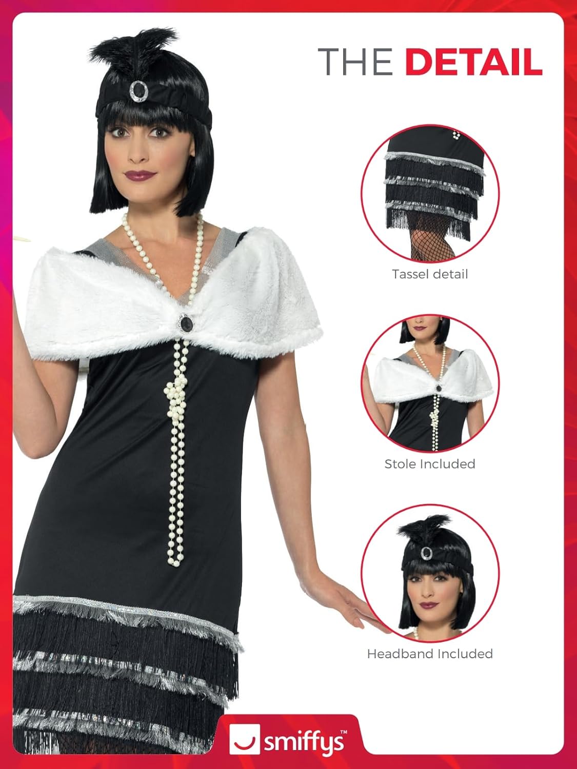 Smiffys Women's Flapper Costume