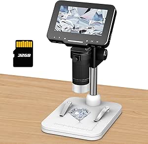 USB digital microscope with 4.3'' screen