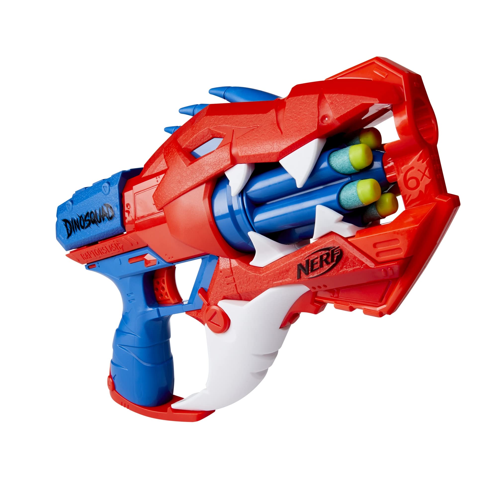 Amazon.com: Nerf DinoSquad Raptor-Slash Blaster, 6-Dart Rotating