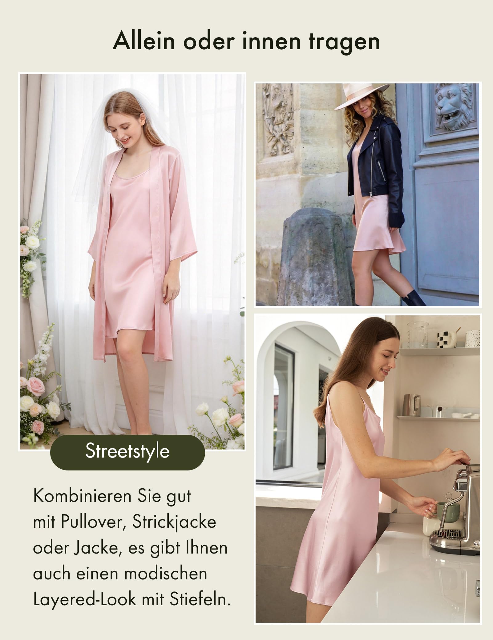 LilySilk Damska koszula nocna 100 z czystego jedwabiu krótka koszula nocna z niskim wycięciem na plecach damska koszulka nocna 19 Momme czysty jedwab koszule nocne dla kobiet
