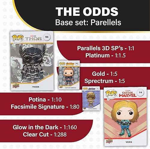 Vista 3 de UCC Distributing Funko Pop Marvel - Caja de tarjetas coleccionables (24 paquetes por caja/sellada de fábrica)