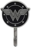 Vista 4 de Open Road Brands DC Comics - Gancho de pared de hierro fundido con logotipo de Superman, gancho de Superman para abrigos, chaquetas, llaves y más