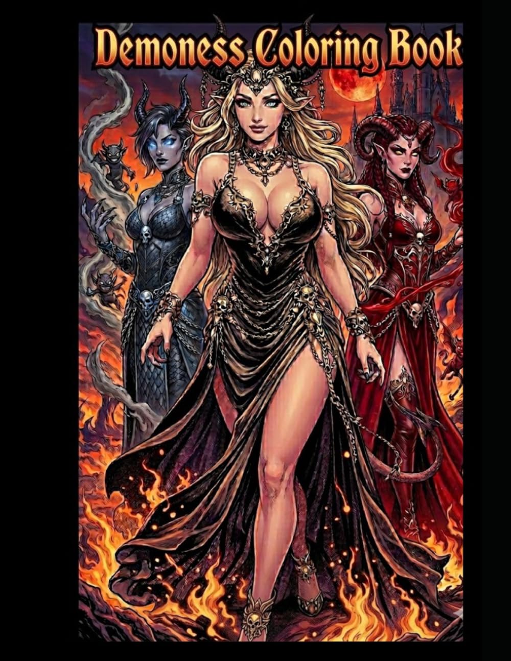 Demoness Coloring Book (Mythology & Fantasy Adult Coloring Series)