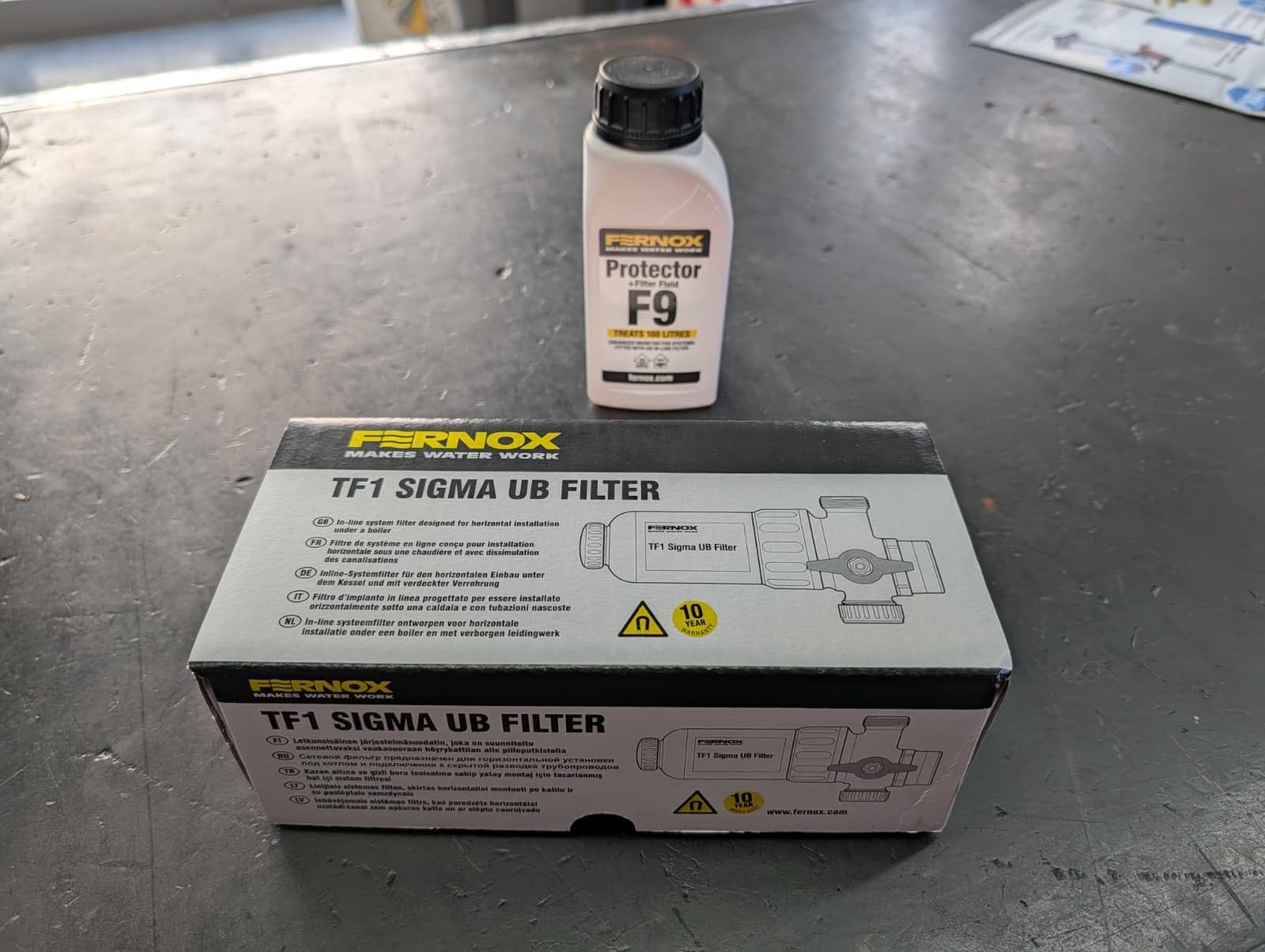 Defangatore TF1 Sigma UB Filter + F9 Protector e filter fluid