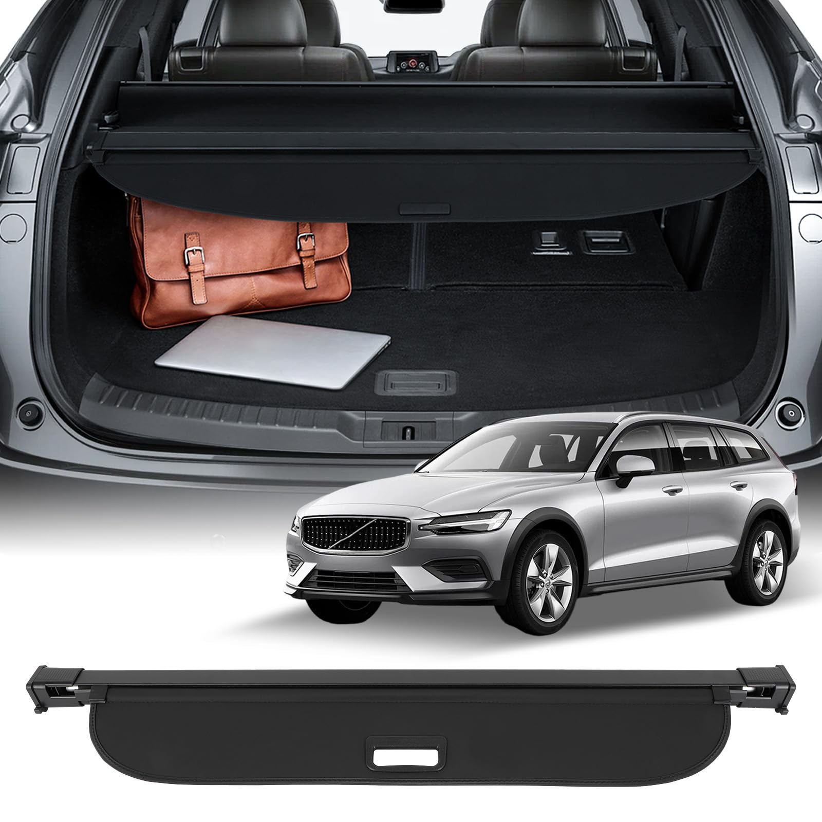 Amazon.com: SCITOO Cargo Cover 2019-2024 for Volvo V60 2.0L