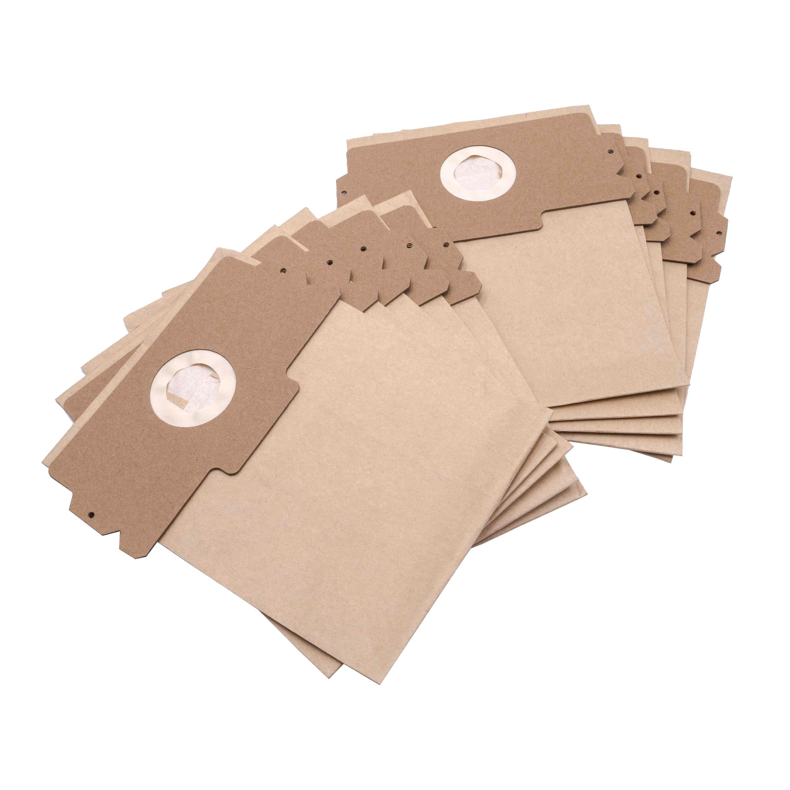 MisterVac 10 Sacchetti Per Aspirapolvere Compatibili Con AEG Vampyr 408 - Tessuto Non Tessuto 5 Strati + 2 Filtri Di Ricambio - Ecologici Senza Plastica