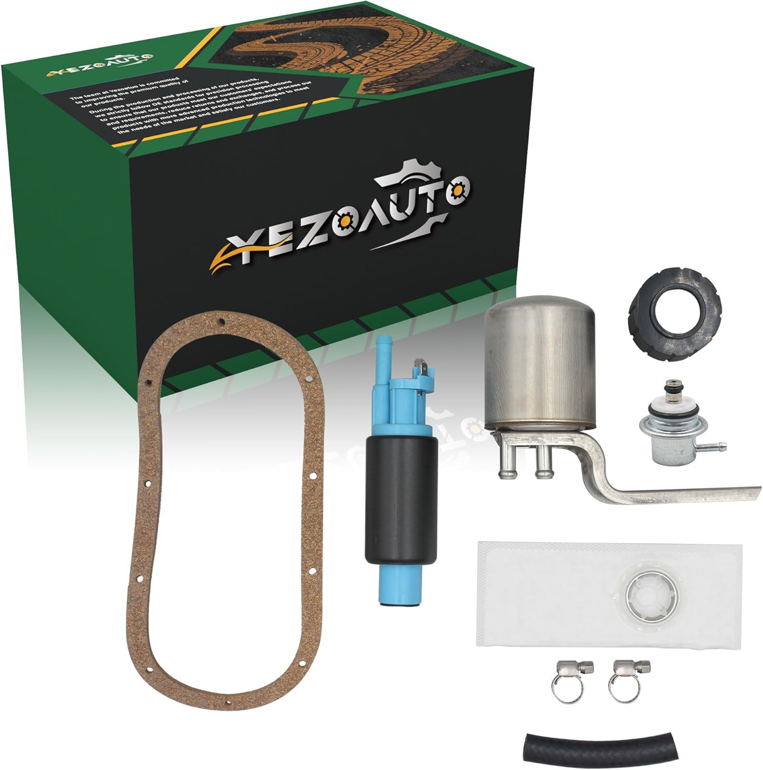 Fuel Pump with Filter, Tank Seal, Regulator, Strainer for Harley Davidson Electra Glide/Road Glide/Road King/Tour Glide 1995-1999 Replaces 61342-95A 61342-95